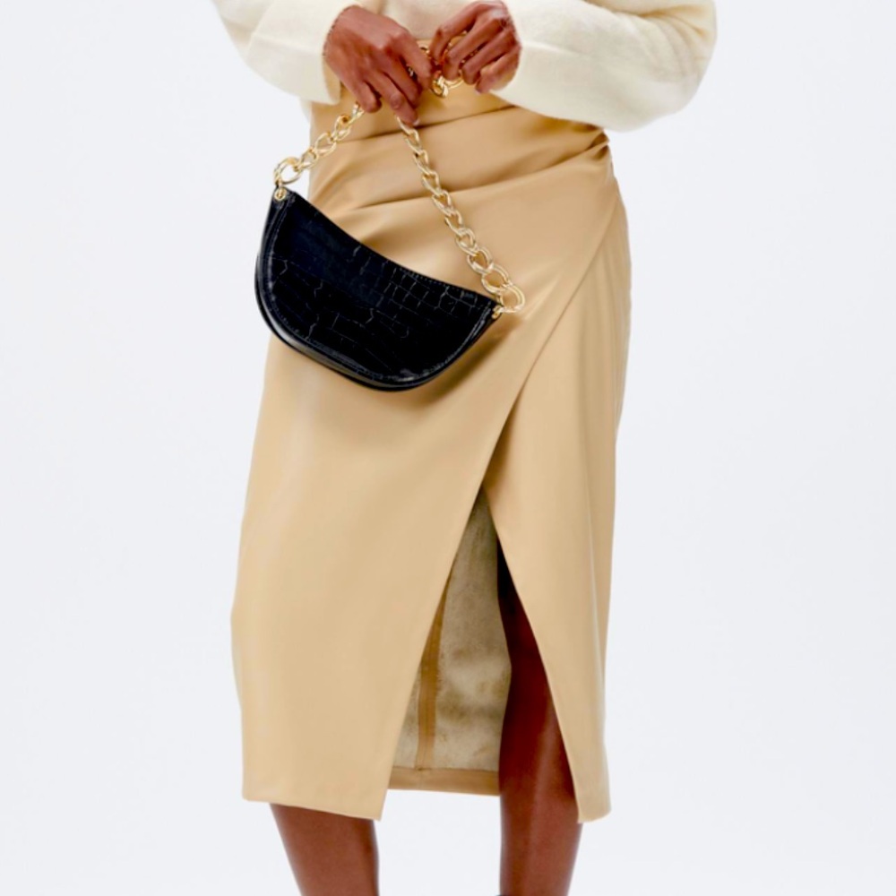 Zara Faux Leather Skirt